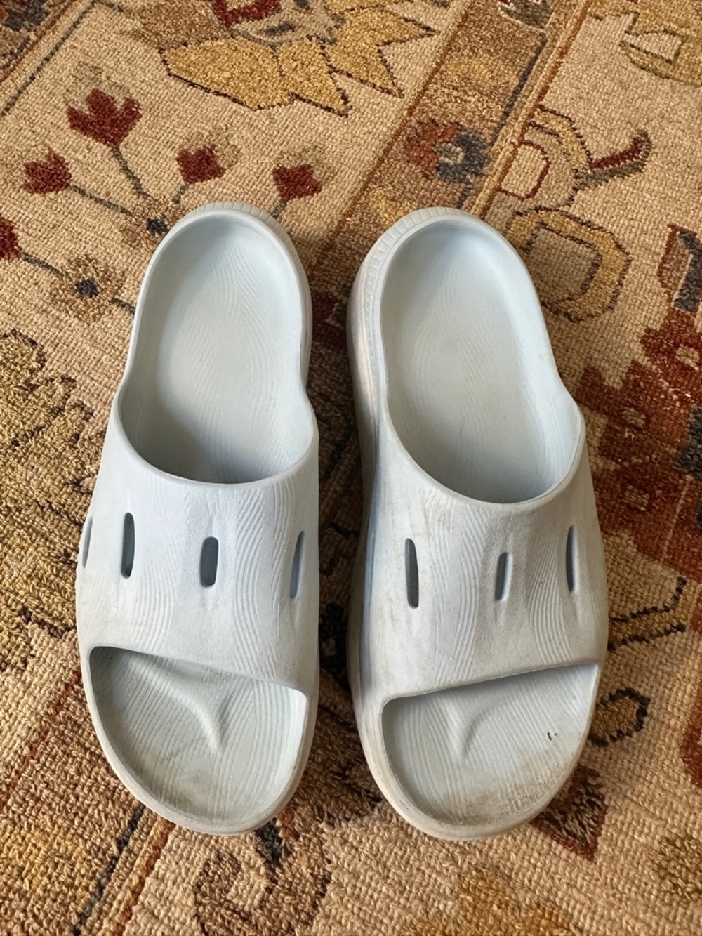 Hoka Light Blue Slide Sandals